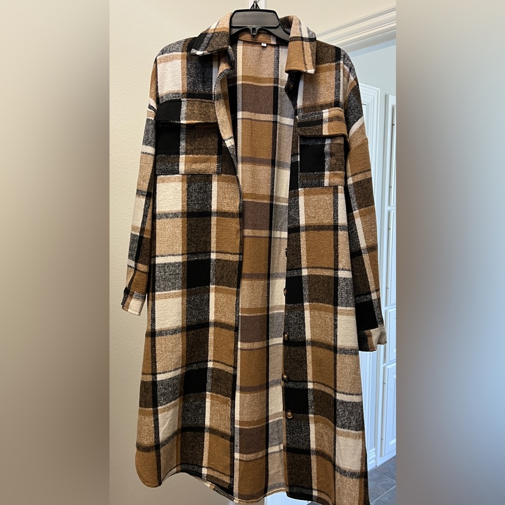 Brand New Plaid Shacket